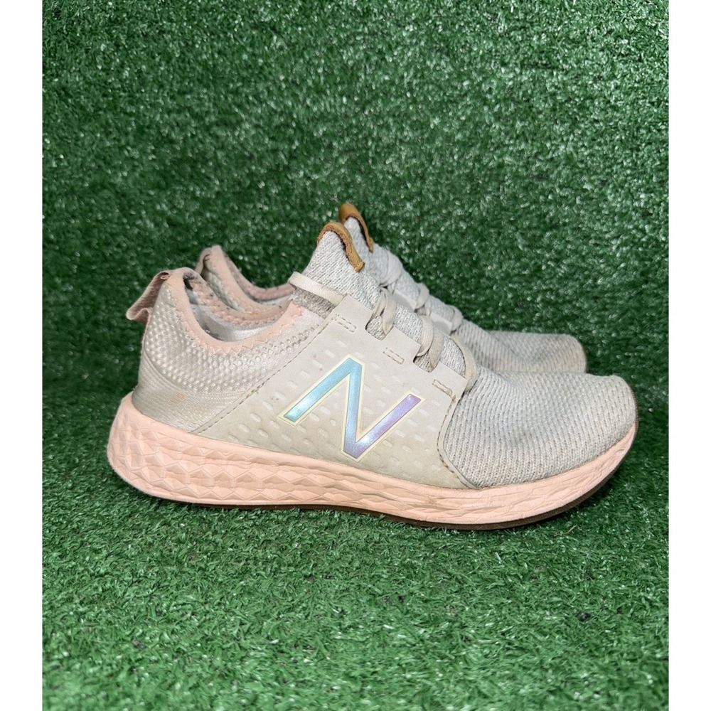 New Balance Fresh Foam Cruz v1 Womens Size 8.5 Gray Pink Running Shoes Sneakers